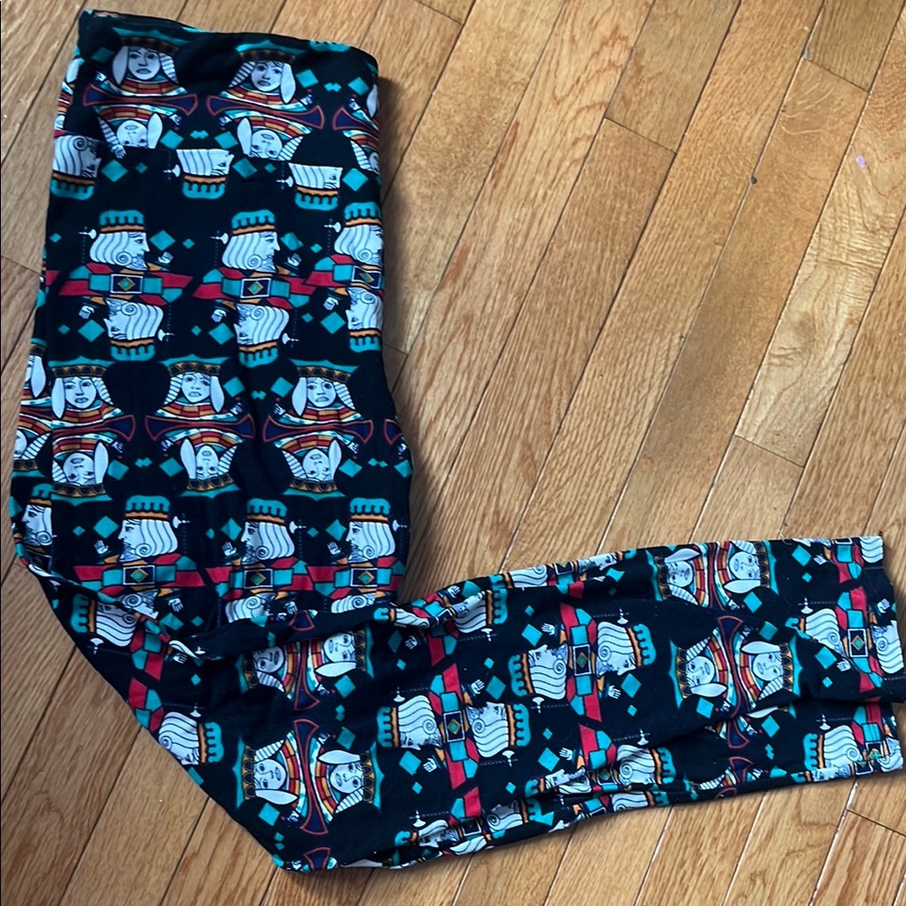 TC LULAROE playing card buttery soft leggings